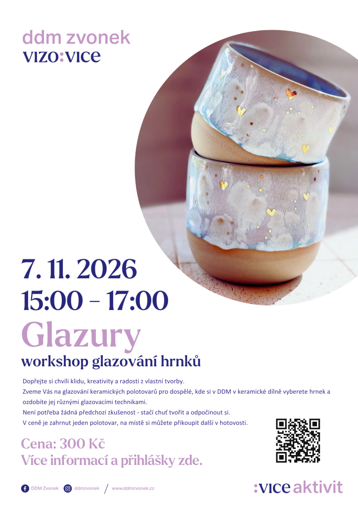 Workshop glazování hrnků