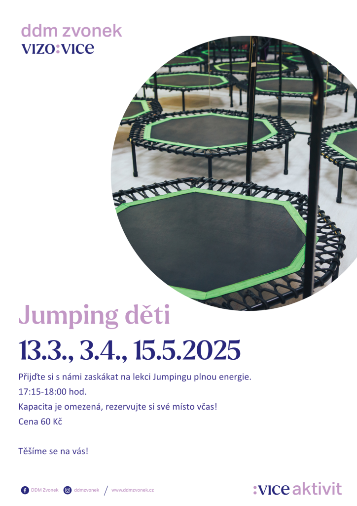 Jumping děti 17:15-18:00