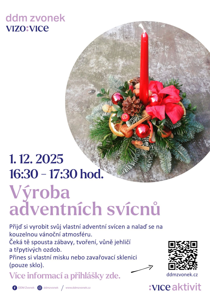 Výroba adventních svícnů