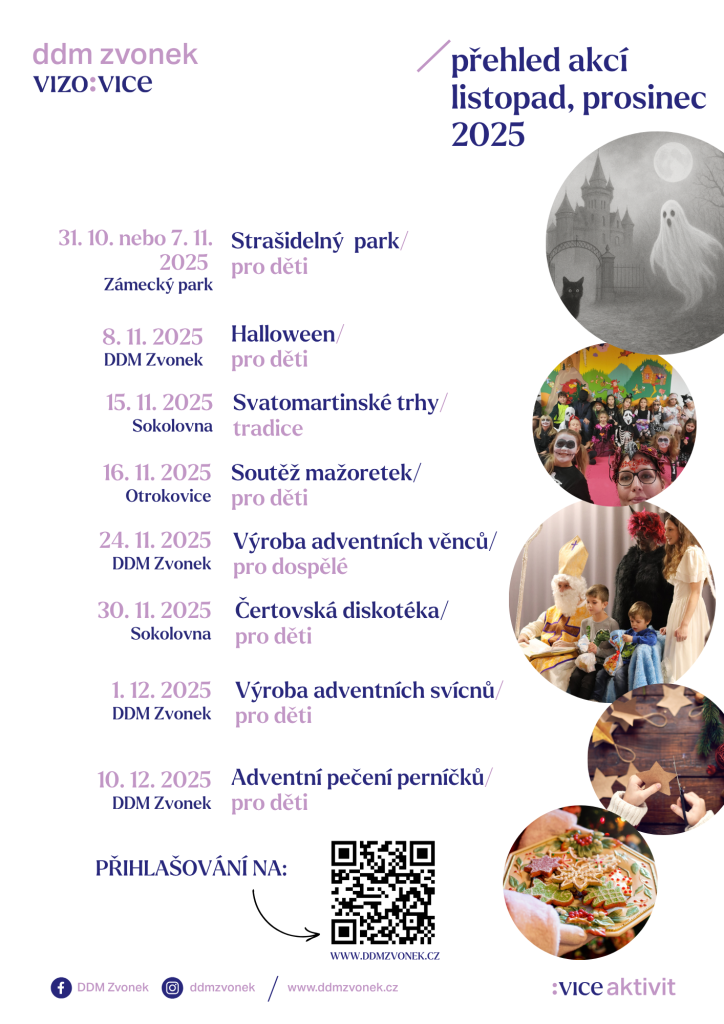Přehled akcí na listopad/prosinec