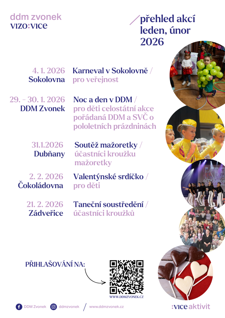 Přehled akcí na leden / únor