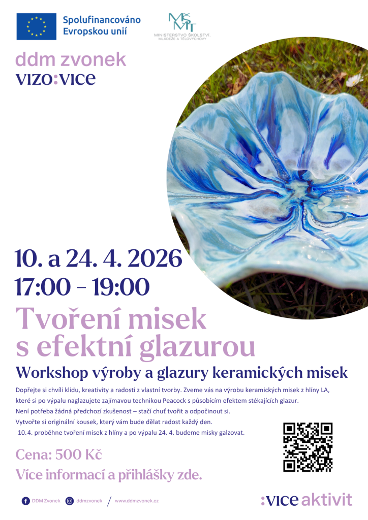 Tvoření misek s efektní glazurou