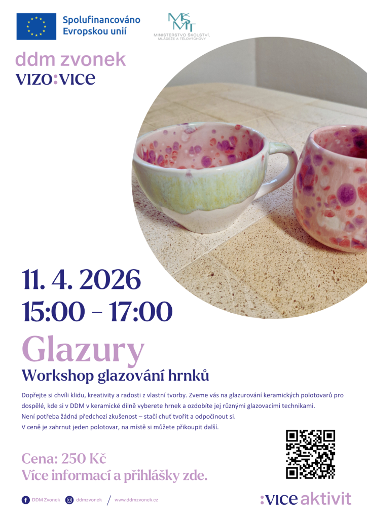 Workshop glazování hrnků
