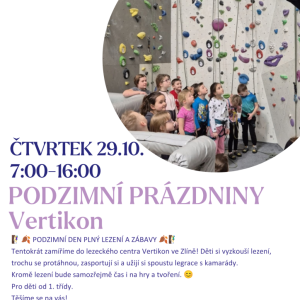 Podzimní prázdniny čtvrtek
