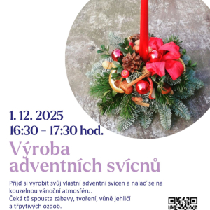 Výroba adventních svícnů