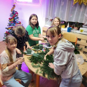 Výroba adventních svícnů