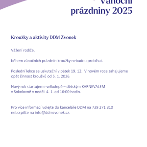 Vánoční prázdniny