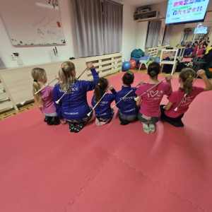 Soustředění mažoretek - Vánoční přespávačka